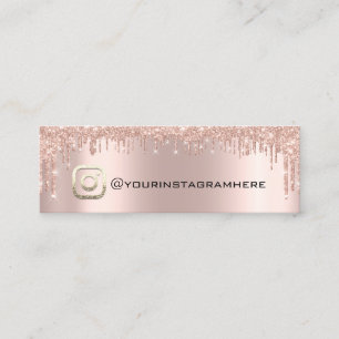 Instagra erröten Sozialmedium-Logo-Ereignis UAWG Mini Visitenkarte