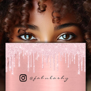 Instagra Logo-erröten Sozialmedium-Rose Visitenkarte