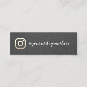 Instagra Social Media Logo-Event Blog Graphen VIP Mini Visitenkarte