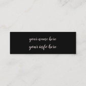 Instagra Social Media-Logo-Veranstaltung Blog Pink Mini Visitenkarte (Rückseite)