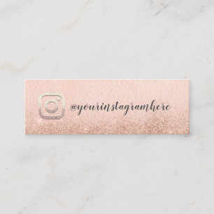 Instagra Social Media-Logo-Veranstaltung Blog Skin Mini Visitenkarte