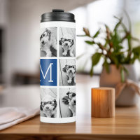 Instagram 11 FotoCollage Custom Monogram Royal