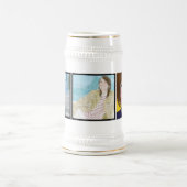 Instagram 3-Foto kundengerechte Stein Tasse (Mittel)