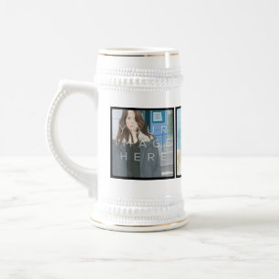 Instagram 3-Foto kundengerechte Stein Tasse