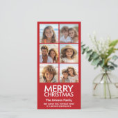 Instagram 6 Foto Collage mit frohen Weihnachten (Stehend Vorderseite)