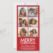 Instagram 6 Foto Collage mit frohen Weihnachten (Vorderseite)