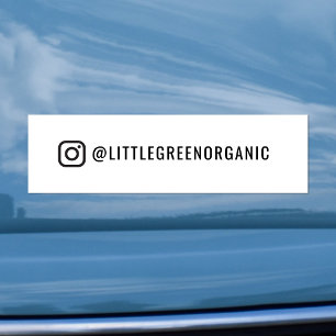 Instagram-Aufkleber   Ihr Instagram-Name Autoaufkleber