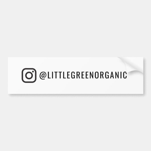Instagram Autoaufkleber | Ihr Instagram (Vorne)