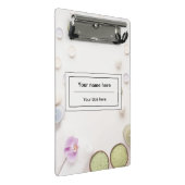 Instagram Business Cards, Influencer, Östhetiker Mini Klemmbrett (Schrägansicht)