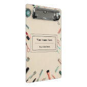 Instagram Business Cards, Influencer, Östhetiker Mini Klemmbrett (Schrägansicht)