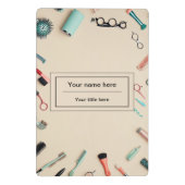 Instagram Business Cards, Influencer, Östhetiker Mini Klemmbrett (Rückseite)