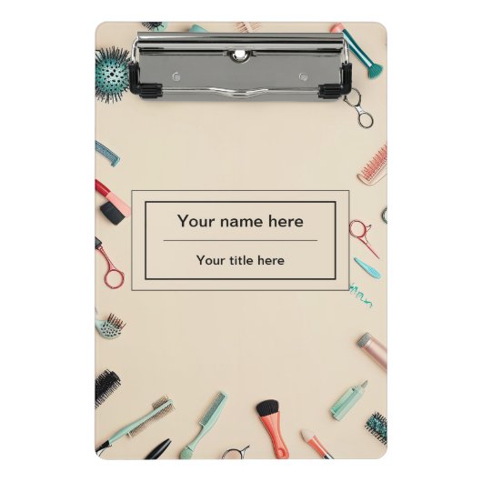 Instagram Business Cards, Influencer, Östhetiker Mini Klemmbrett (Vorderseite)