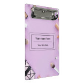 Instagram Business Cards, Influencer, Östhetiker Mini Klemmbrett (Schrägansicht)