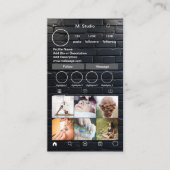Instagram Business Cards, Influencer, Östhetiker Visitenkarte (Vorderseite)