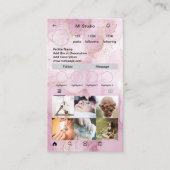 Instagram Business Cards, Influencer, Östhetiker Visitenkarte (Vorderseite)