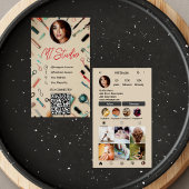 Instagram Business Cards, Influencer, Östhetiker Visitenkarte