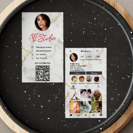 Instagram Business Cards, Influencer, Östhetiker Visitenkarte
