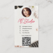 Instagram Business Cards, Influencer, Östhetiker Visitenkarte (Rückseite)