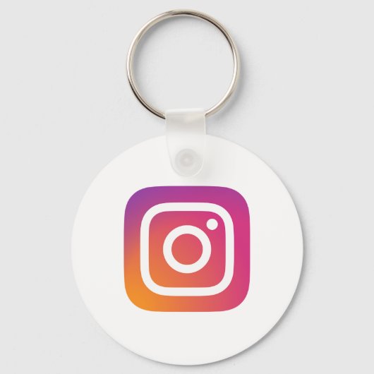 Instagram Clipart Schlüsselanhänger (Vorderseite)