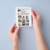 Instagram Collage Foto Werbeaktion Flyer (Gruppe)