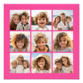 Instagram-Collage mit 9 Quadrat Fotodruck (Vorne)