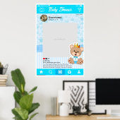 Instagram Custom Selfie Frame Poster für Baby Show (Heimbüro)