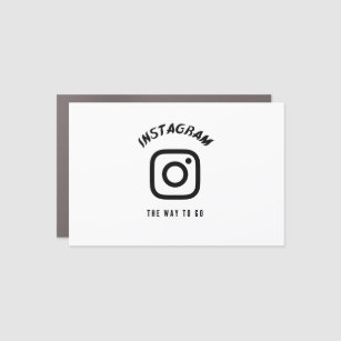 Instagram der Weg Auto Magnet