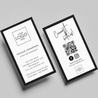 Instagram Facebook Social Media Minimalistisch QR-