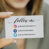 Instagram Facebook Twitter Qr Code Visitenkarte