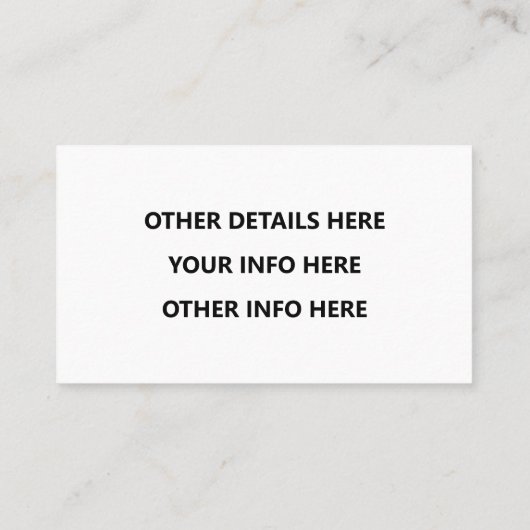 Instagram Facebook Twitter Visitenkarte (Rückseite)