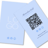 Instagram Facebook YouTube Social Media QR Code Visitenkarte