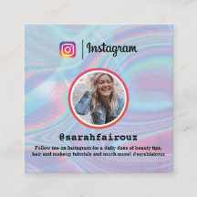Instagram farbiges Foto Trendy Holographic