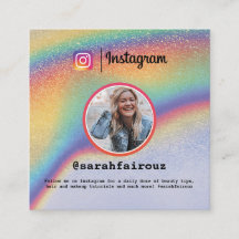 Instagram farbiges Foto Trendy Holographic 