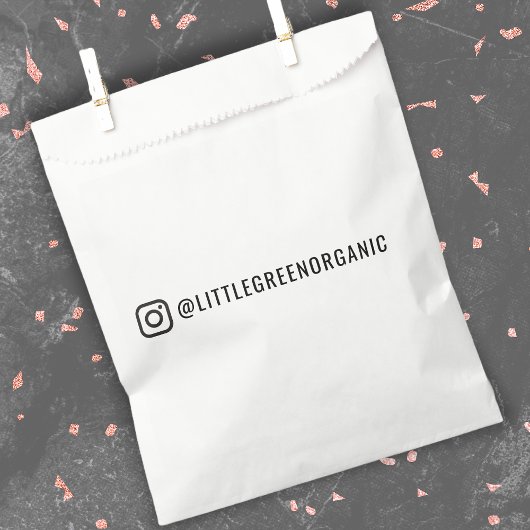 Instagram Favor Bags | Ihr Name Geschenktütchen