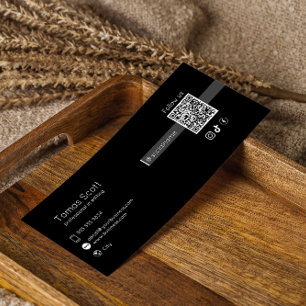 Instagram folgen Qr Code Black