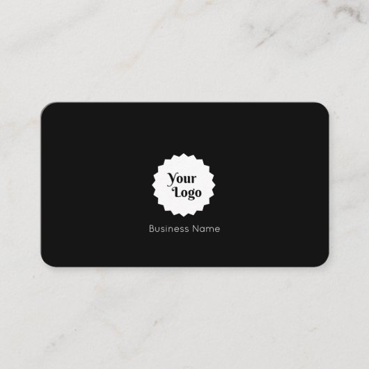 Instagram folgen Qr Code Black Visitenkarte (Vorderseite)