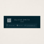 Instagram folgen QR Code Moderne Minimalistisch (Vorderseite)