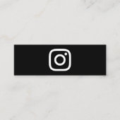 Instagram-Follower Mini Visitenkarte (Vorderseite)