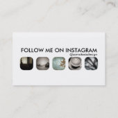 Instagram-Follower Telefonnummerkarte (Rückseite)