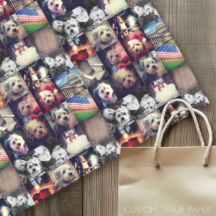 Instagram Foto Collage - 16 Ihrer Lieblingsfotos Seidenpapier