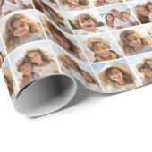 Instagram Foto Collage - 9 Ihrer Lieblingsfotos Geschenkpapier (Rolleneckpunkt)