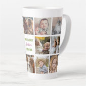 Instagram Foto Collage, die beste Mutter der Welt Milchtasse (Rechte Ecke)