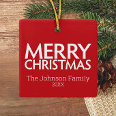 Instagram Foto Collage mit frohen Weihnachten Keramikornament