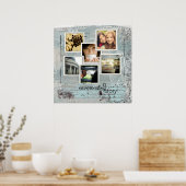 Instagram-Foto-Collage Poster (Küche)