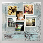 Instagram-Foto-Collage Poster (Vorne)