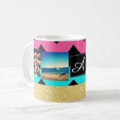 Instagram Foto-Collagen-Tasse Kaffeetasse (Vorderseite Links)