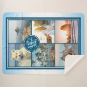 Instagram Foto-Gitter machen Ihre eigene Sherpadecke (Vorderseite (Horizontal))