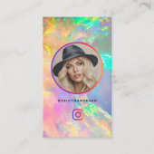 Instagram Foto Grid folgen Profilopal Visitenkarte (Vorderseite)