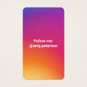 Instagram-Foto im Stil von White Trendwhite Social (Rückseite)