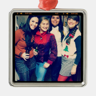 Instagram-Foto Ornament Aus Metall